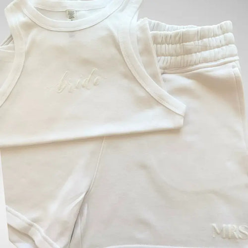 Bride Tank and Shorts Set