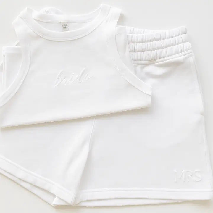 Bride Tank and Shorts Set
